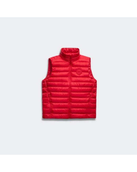 Canada Goose Red Aethera Vest Tonal Disc