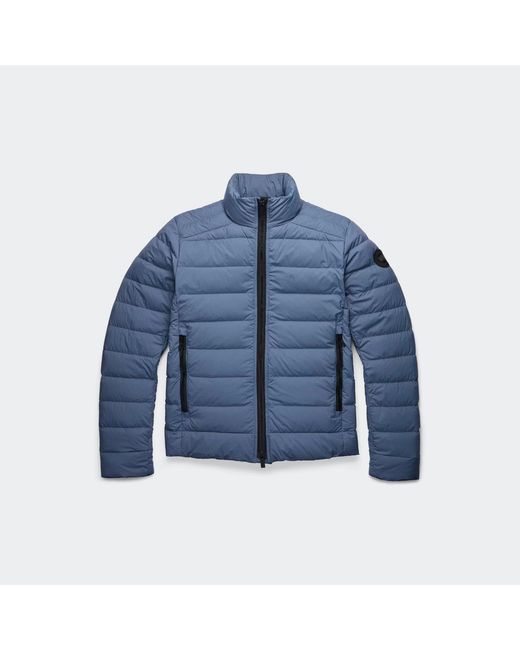 Canada Goose Blue 'Crofton' Down Jacket for men