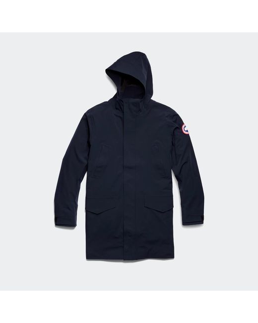 Canada Goose Blue Barclay Rain Jacket for men