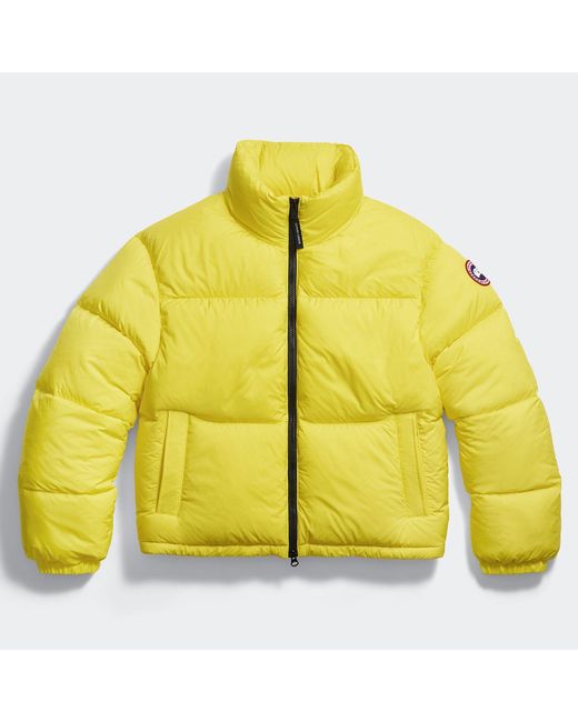 Canada Goose Yellow Fallon Puffer Jacket