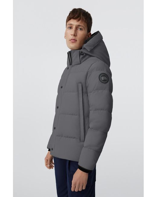 Canada Goose Wyndham Parka Black Label in Grey for Men | Lyst UK