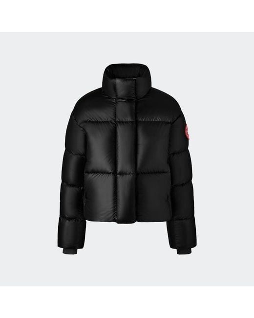 Canada Goose Black Cypress Cropped Puffer Jacket - Women's - Duck Down/polyamide