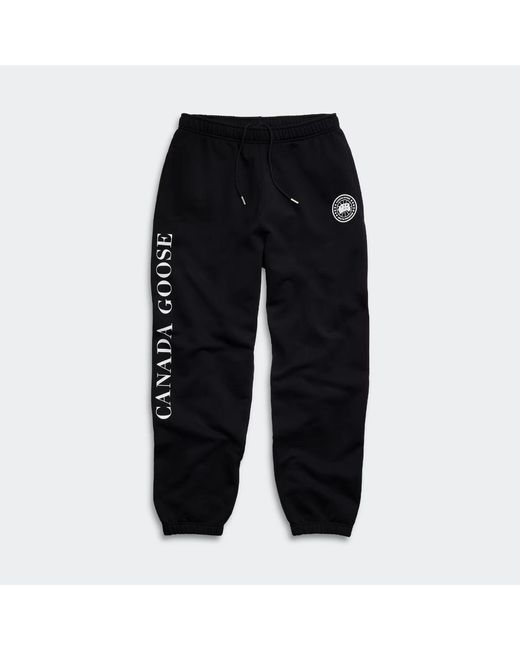Canada Goose Black Rove Graphic Jogger for men