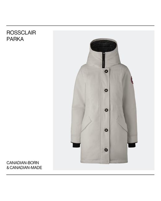 Canada Goose Gray Rossclair Parka