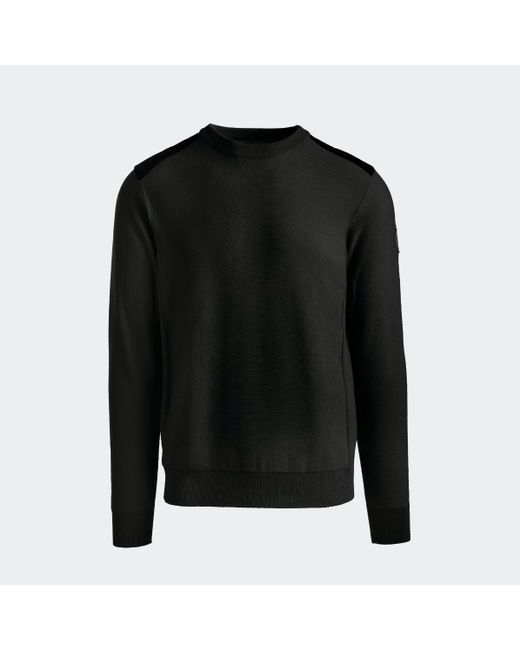 Canada Goose Black Dartmouth Crewneck Sweater Label for men
