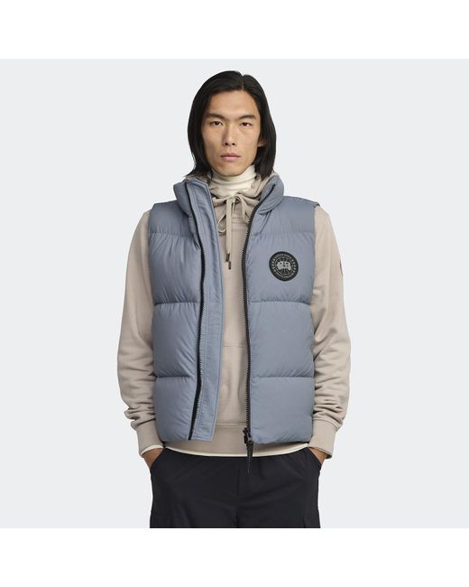 Canada Goose Blue Lawrence Puffer Vest for men