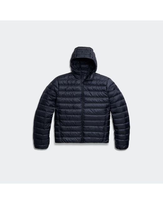 Canada Goose Blue Stratus Hoodie Tonal Disc for men