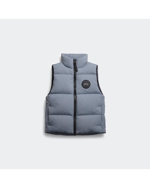 Crofton Harry Rosen Canada Goose Puffer Vest Mens Grey Canada