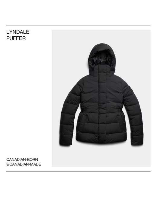 Canada Goose Black Lyndale Puffer