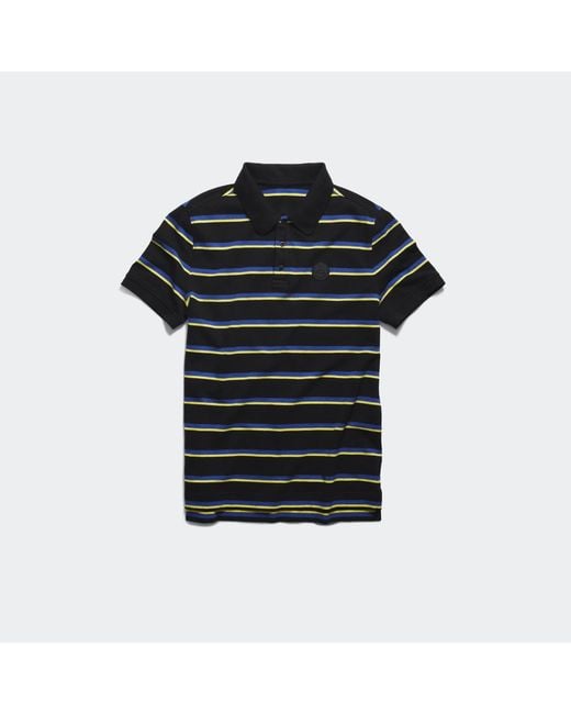 Canada Goose Black Beckley Striped Polo for men