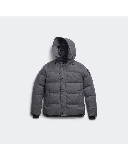 Canada Goose Gray Macmillan Parka Wool for men