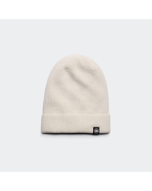 Canada Goose Natural Cotton Rib Toque for men