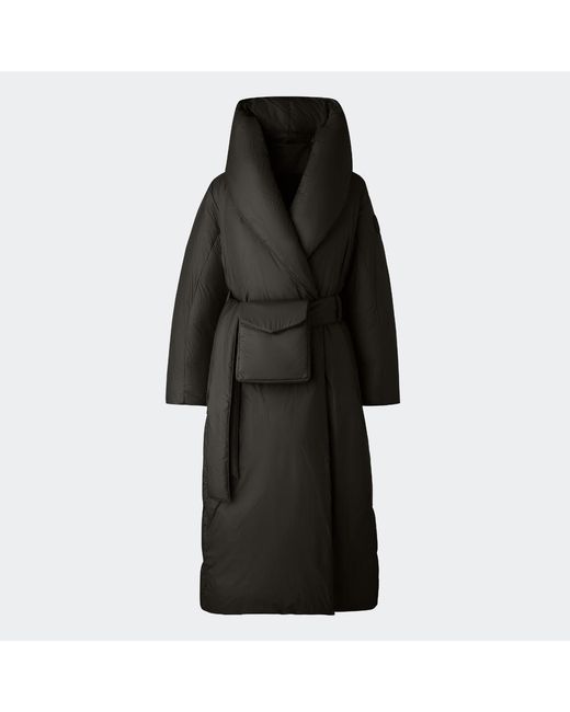 Canada Goose Black Elie Blanket Coat
