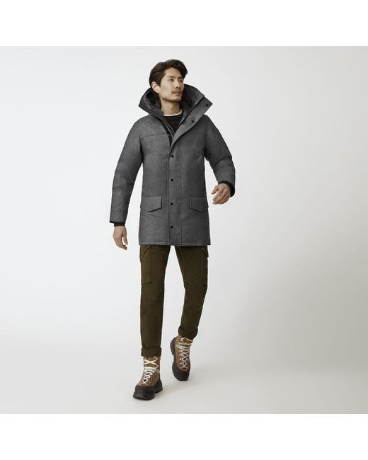Canada Goose Langford Parka Wool in Gray for Men | Lyst