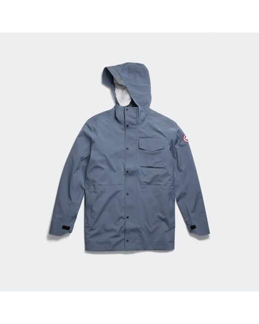 Canada Goose Blue Nanaimo Rain Jacket for men