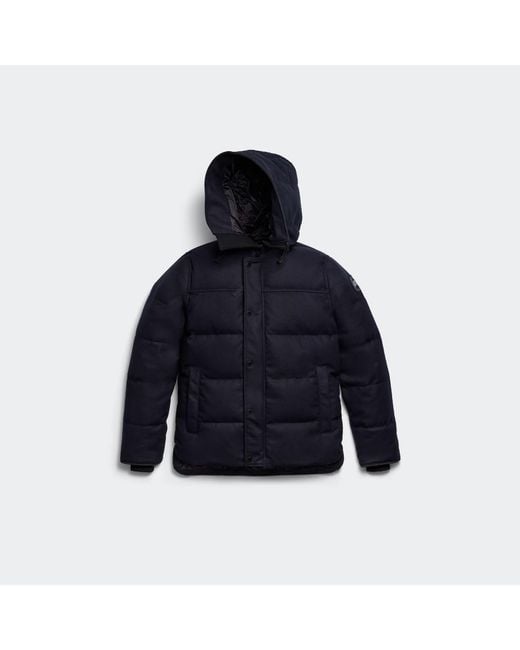 Canada Goose Black Macmillan Wool Parka for men