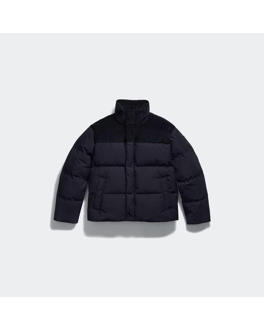 Canada Goose Blue Sterling Corduroy Puffer Jacket for men