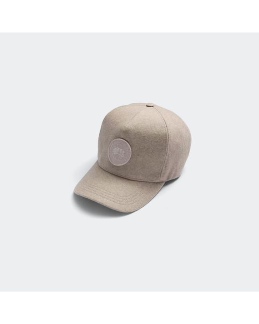 Canada Goose Gray Arctic Disc Wool Adjustable Cap for men