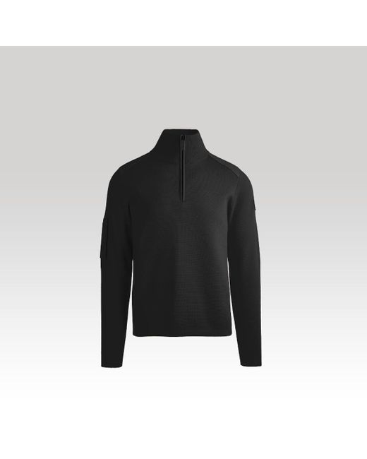 Canada Goose Stormont 1⁄4 Zip Sweater Black Label for men