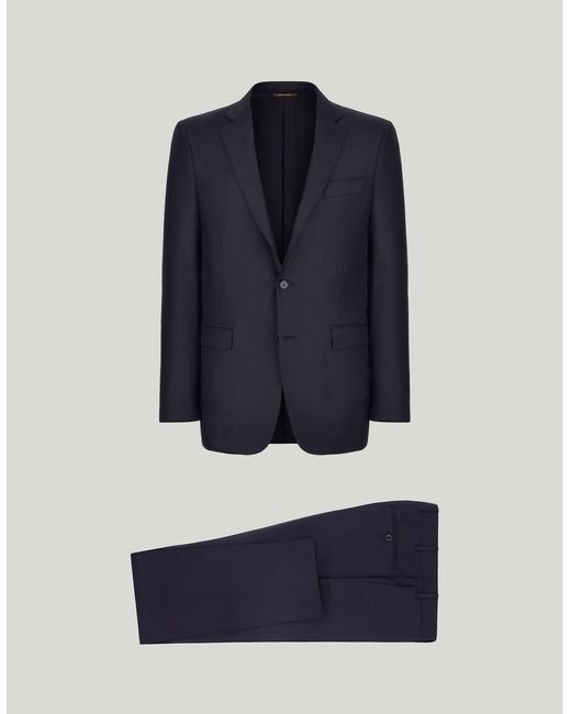 Canali Blue Wool Suit for men
