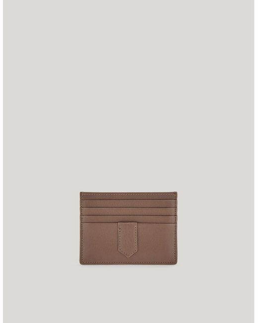 Canali Brown Walnut Cardholder for men