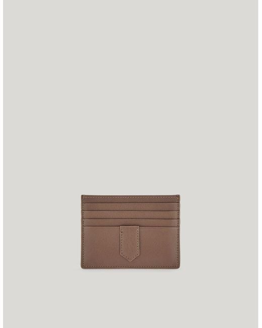 Canali Brown Walnut Cardholder for men