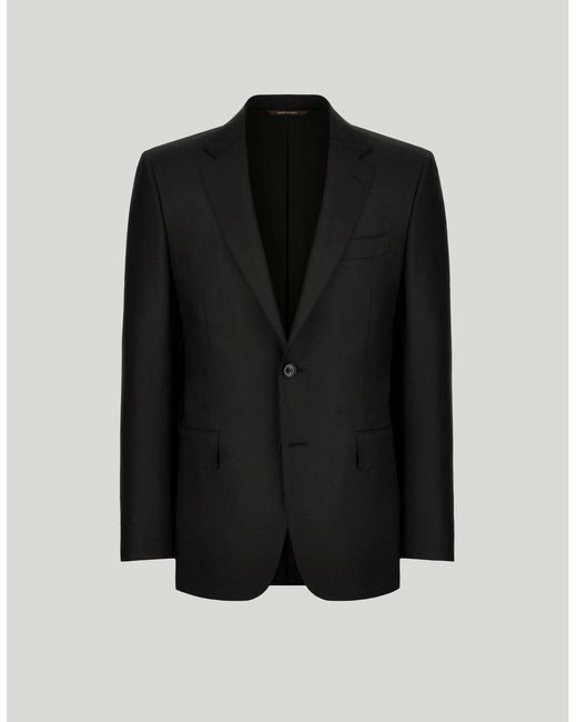 Canali Black Pure 150's Wool Blazer for men