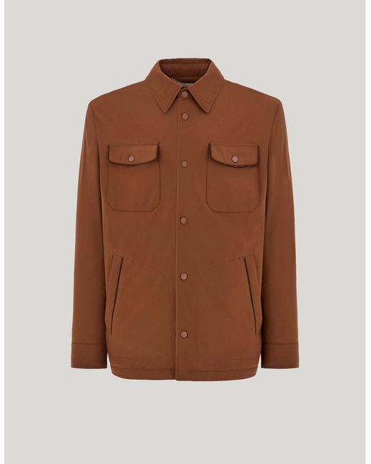 Canali Natural Nuvola Burnt Overshirt for men