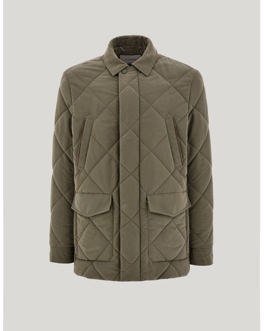 Canali Green Sage Utility Jacket for men