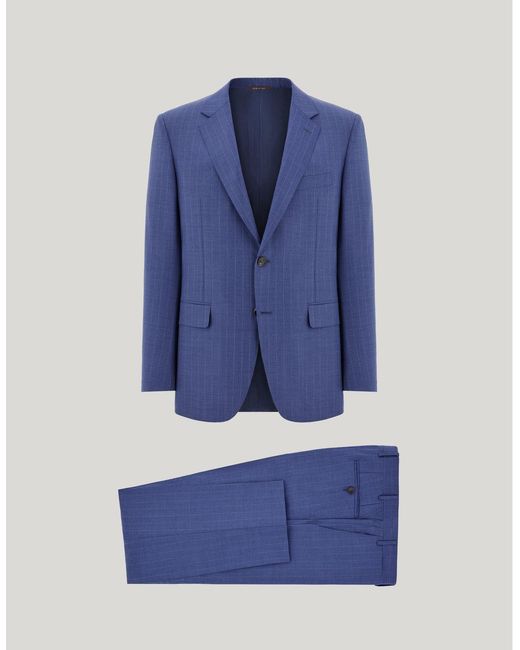 Canali Blue Regular-Fit Suit for men