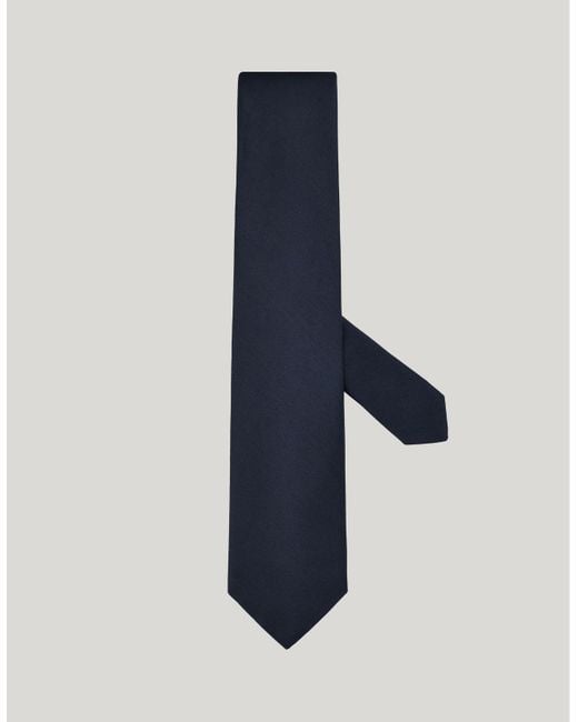 Canali Jacquard-Seidenkrawatte in Blue für Herren