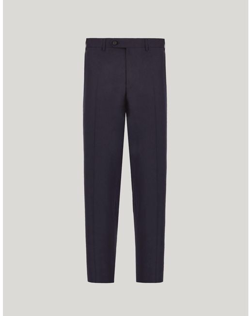 Canali Blue Dark Trousers for men