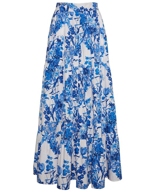 Cara Cara Nathali Skirt in Blue | Lyst