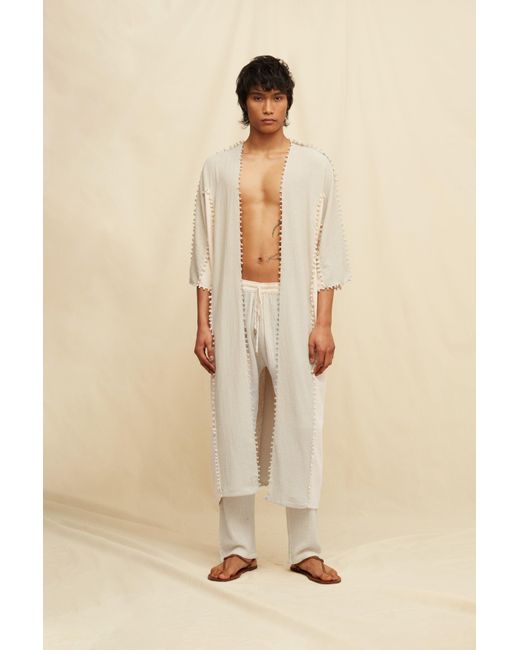 Caravana Natural Yuuch Lines Vest Cotton Jute