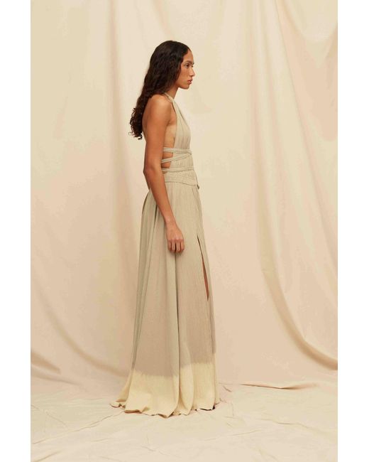 Caravana Multicolor Hera Maxi Dress Artisanal Cotton