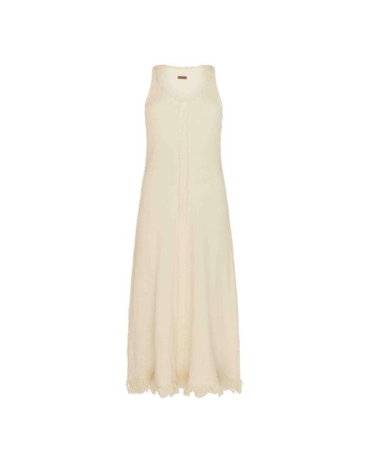 Caravana Natural Otse Midi Dress Cotton Jute