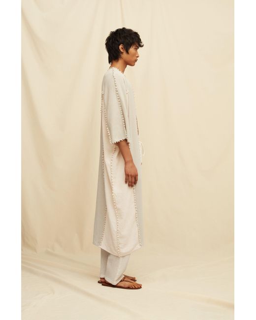 Caravana Natural Yuuch Lines Vest Cotton Jute