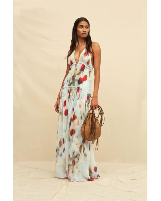 Caravana Natural Naluma Maxi Dress Lyocell Ramie