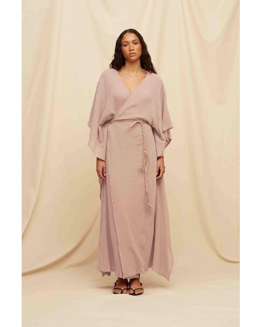 Caravana Natural Chumuk Kaftan Cotton Gauze