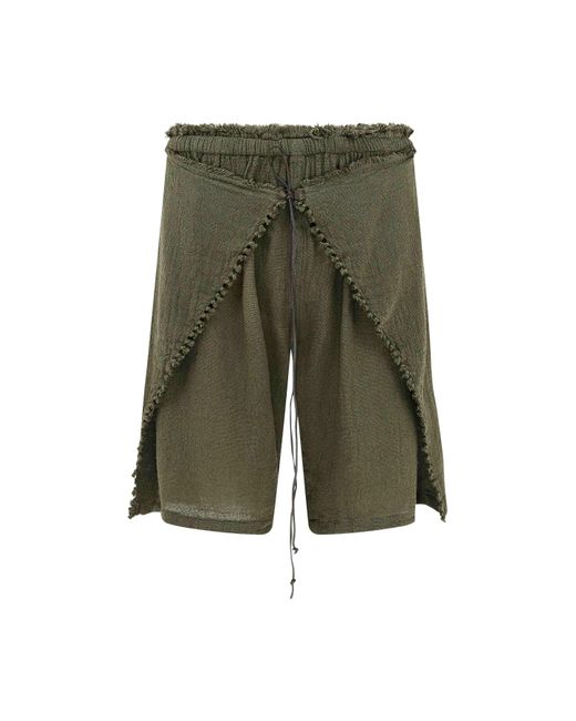 Caravana Natural Xoloc Knots Shorts Cotton Jute for men