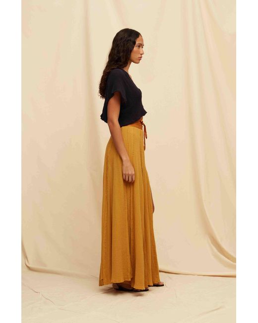 Caravana Natural Suuk Skirt Fine Cotton Gauze