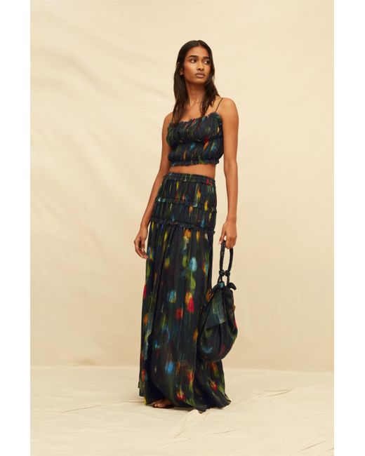 Caravana Green Inara Bandeau Top Lyocell Ramie