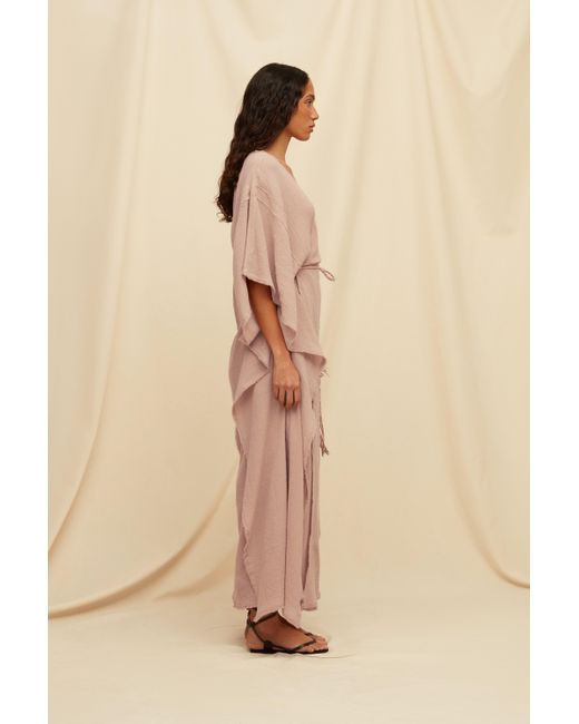 Caravana Natural Chumuk Kaftan Cotton Gauze