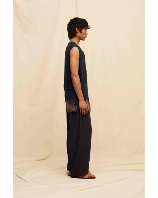 Caravana Blue Tatich Shirt Artisanal Cotton for men