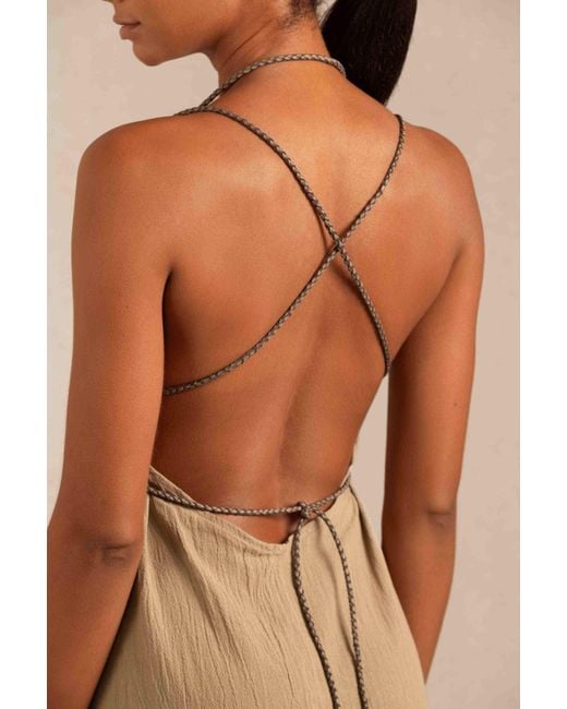 Caravana Natural Mahahual Mini Dress Artisanal Cotton