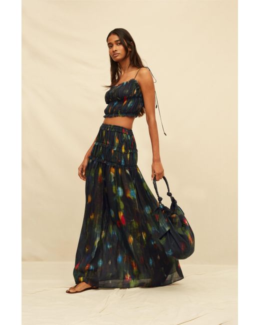 Caravana Green Inara Bandeau Top Lyocell Ramie