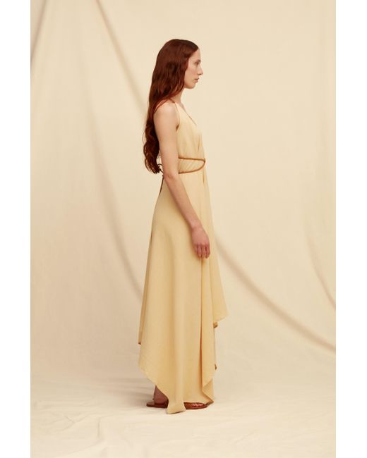 Caravana Natural Yatzil Maxi Dress Artisanal Cotton