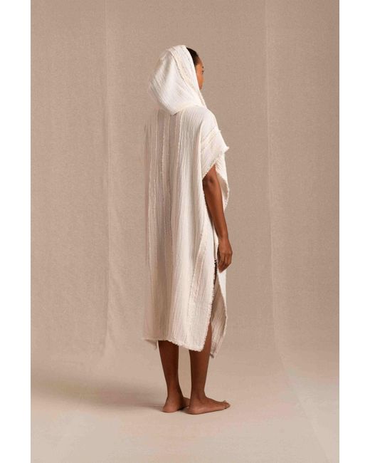 Caravana Natural Ntuchi Poncho Cotton Jute