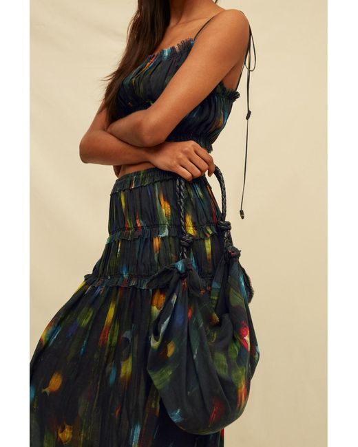 Caravana Green Inara Bandeau Top Lyocell Ramie