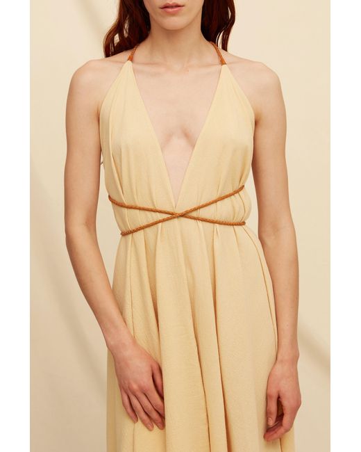 Caravana Natural Yatzil Maxi Dress Artisanal Cotton